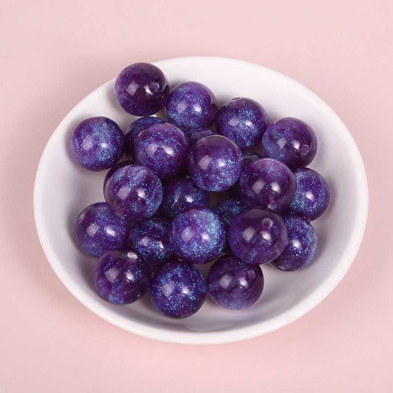FS1714-16 MM Galaxy Resin Beads Fit For Beadable Pens