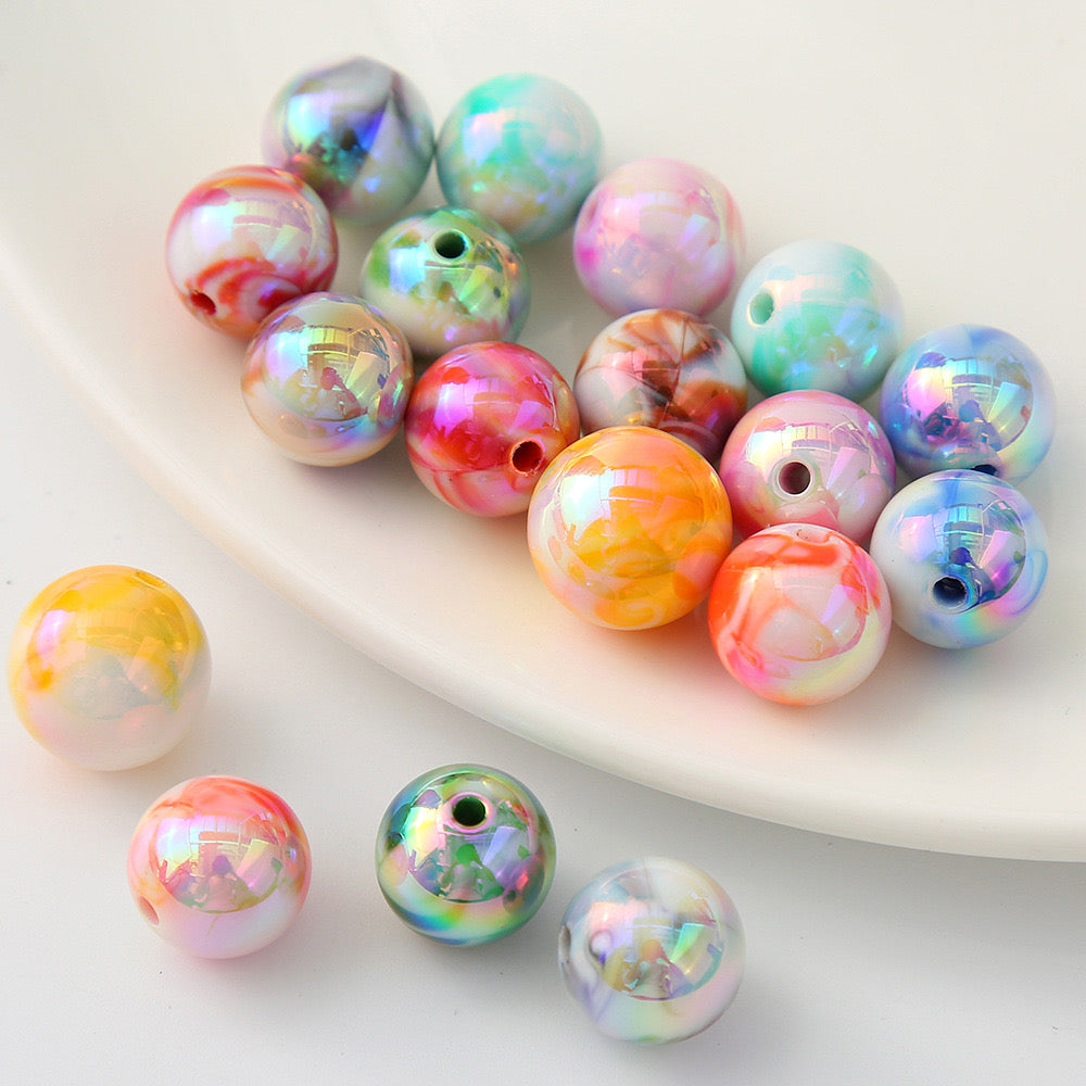 FS1716-16 MM Size UV Acrylic Beads Fit For Beadable Pens