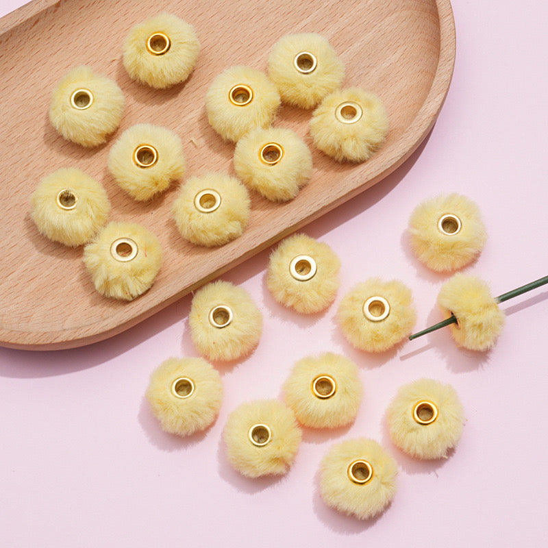 FS2081--Plush Spacer Beads Fit For Beadable Pens