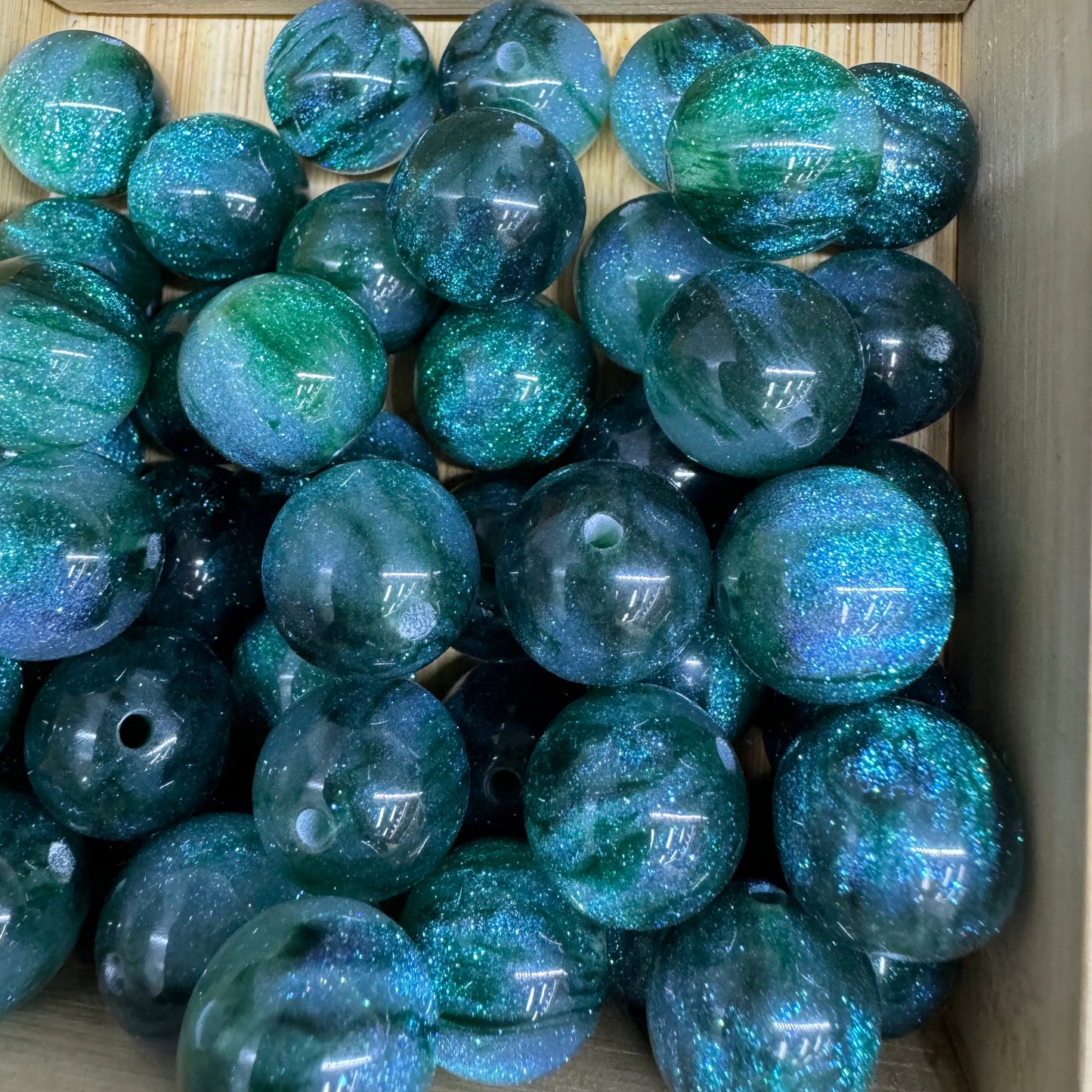 FS1714-16 MM Galaxy Resin Beads Fit For Beadable Pens