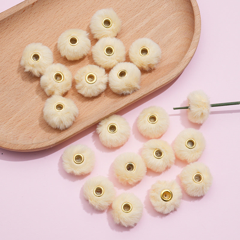 FS2081--Plush Spacer Beads Fit For Beadable Pens