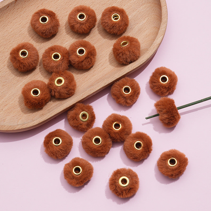 FS2081--Plush Spacer Beads Fit For Beadable Pens