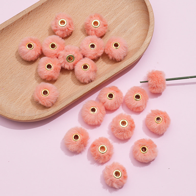 FS2081--Plush Spacer Beads Fit For Beadable Pens