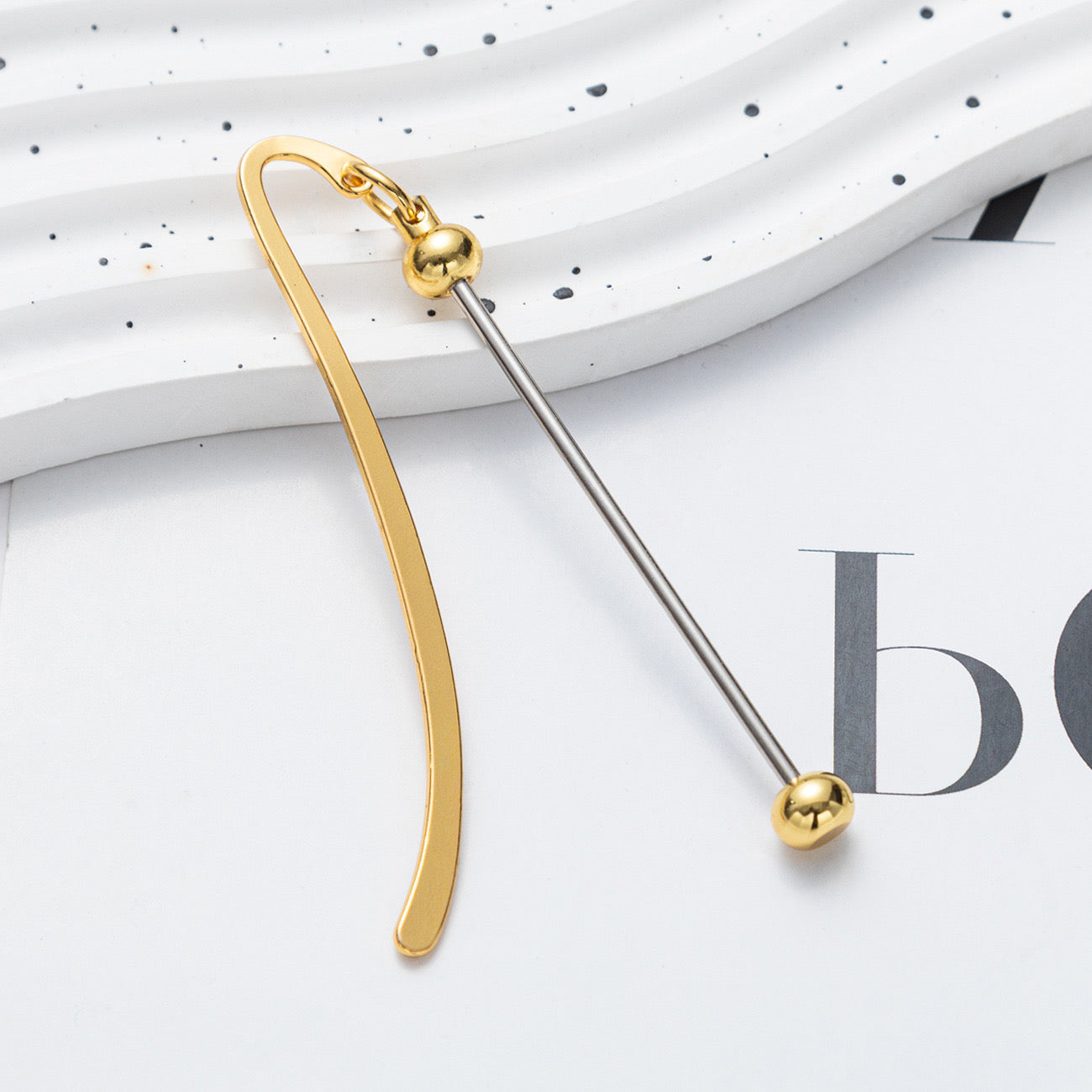 FS1551-Metal DIY Beadable Bookmarks