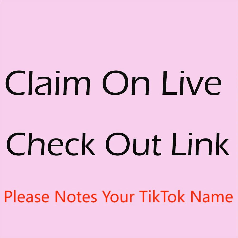 ライブペイファストチェックアウトリンクで請求してください(TikTok名をメモしてください)Check Out Link