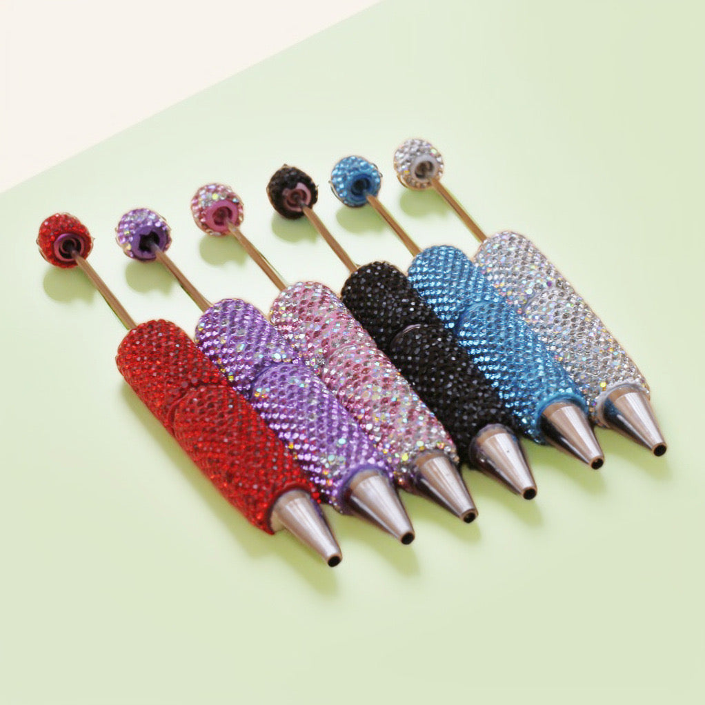 FS2817-Full Diamonds Sparkling Beadable Fancy Pens