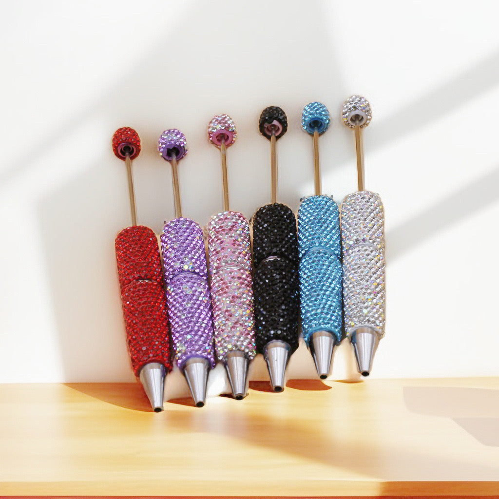 FS2817-Full Diamonds Sparkling Beadable Fancy Pens