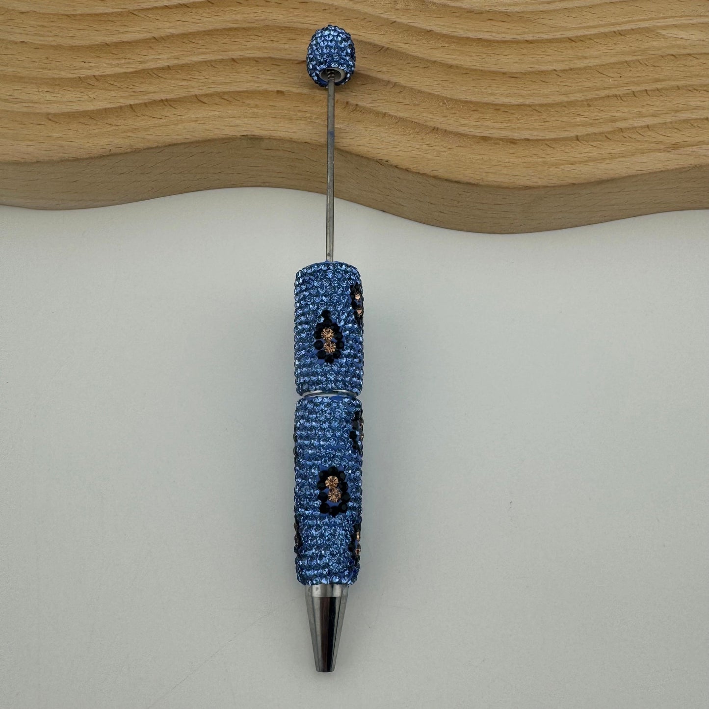 FS2813-Leopard Print Full Diamonds Sparkling Beadable Pens
