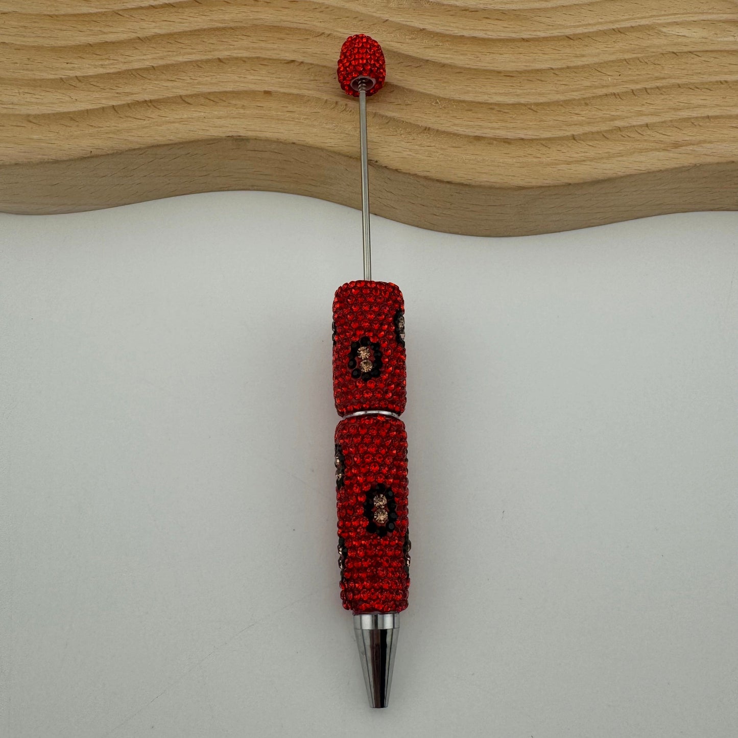 FS2813-Leopard Print Full Diamonds Sparkling Beadable Pens