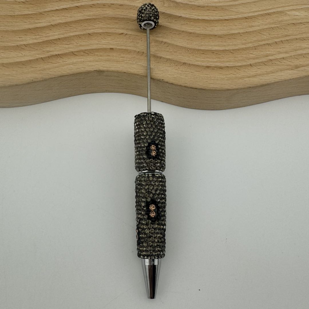 FS2813-Leopard Print Full Diamonds Sparkling Beadable Pens