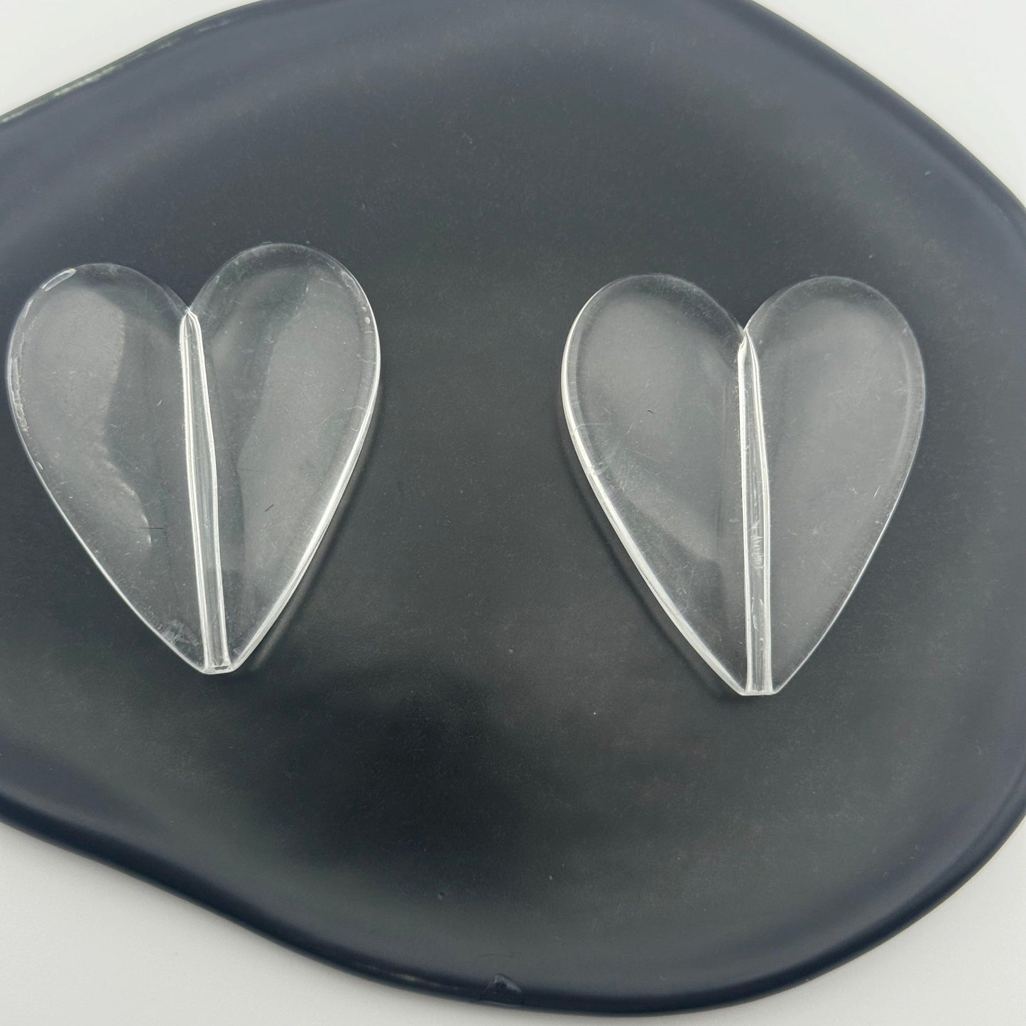 FS0624- 45MM Big Heart Plate Base Beads 9MM Thickness Fit For Beadable Pens