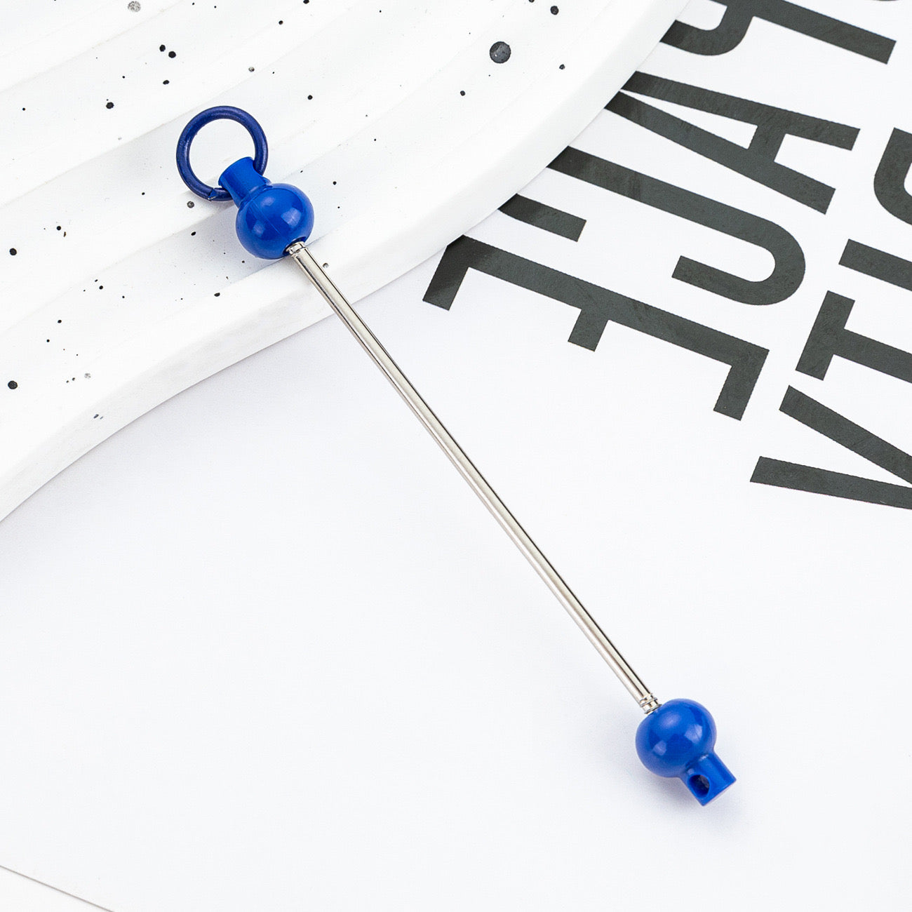 FS0155- DIY Beadable Bar for Keychains in Solid Colors