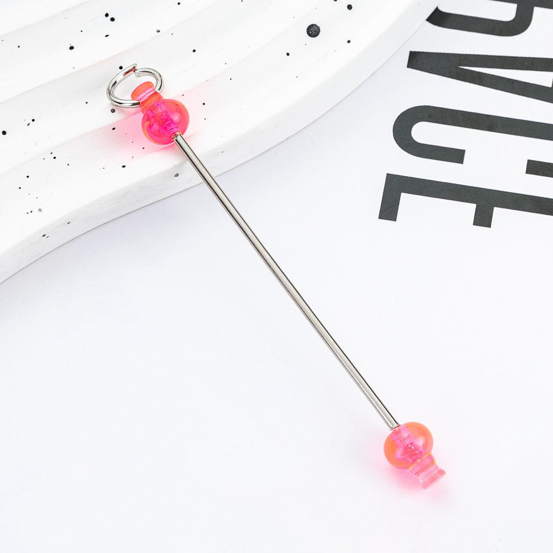 FS0155- DIY Beadable Bar for Keychains in Solid Colors