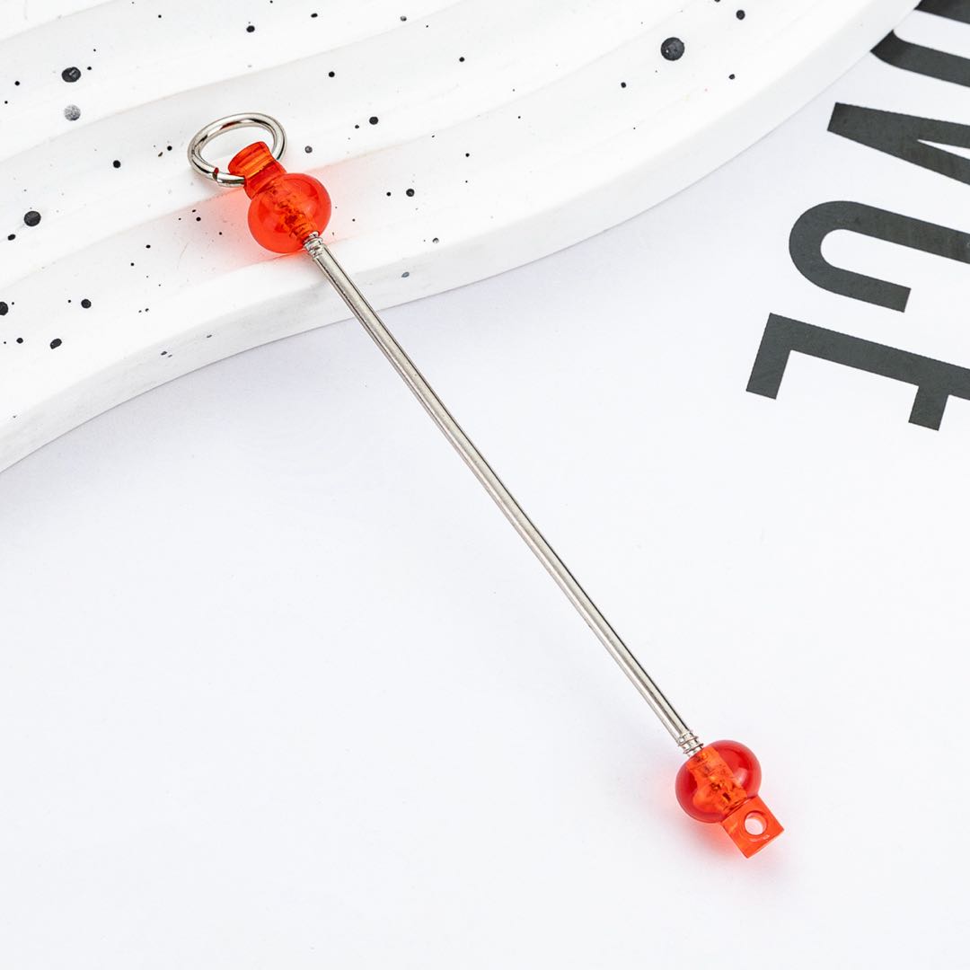 FS0155- DIY Beadable Bar for Keychains in Solid Colors