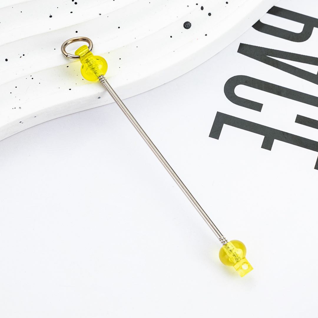 FS0155- DIY Beadable Bar for Keychains in Solid Colors