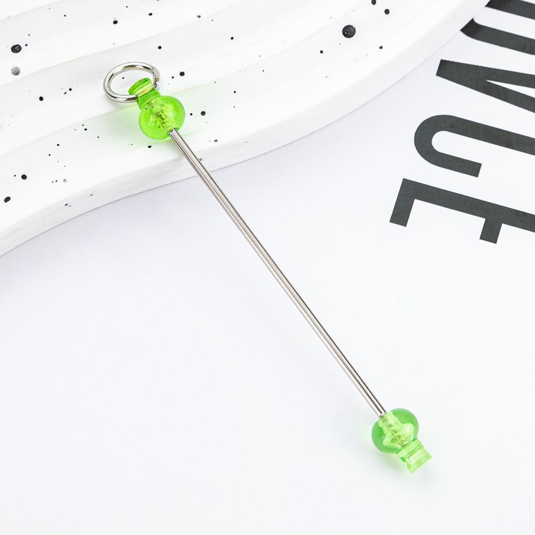FS0155- DIY Beadable Bar for Keychains in Solid Colors