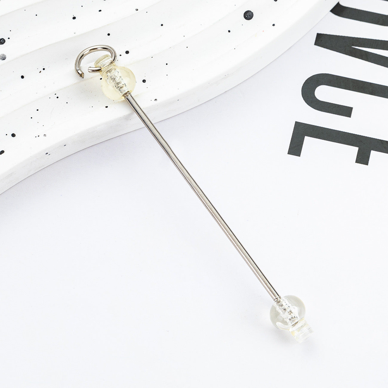 FS0155- DIY Beadable Bar for Keychains in Solid Colors