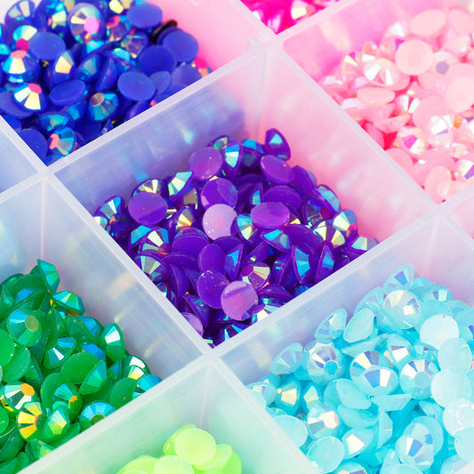 FS1352- 3mm 非修正ゼリーラインストーン シュガーダイヤモンド ファンシーペンやファンシービーズ作りに最適