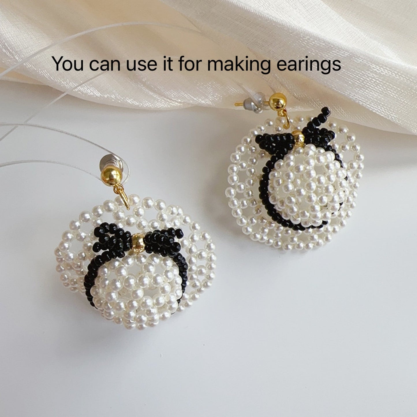 FS1428- Handmade Pearl Hat Beads Fit For Beadable Pens Or For Making Fancy Bead