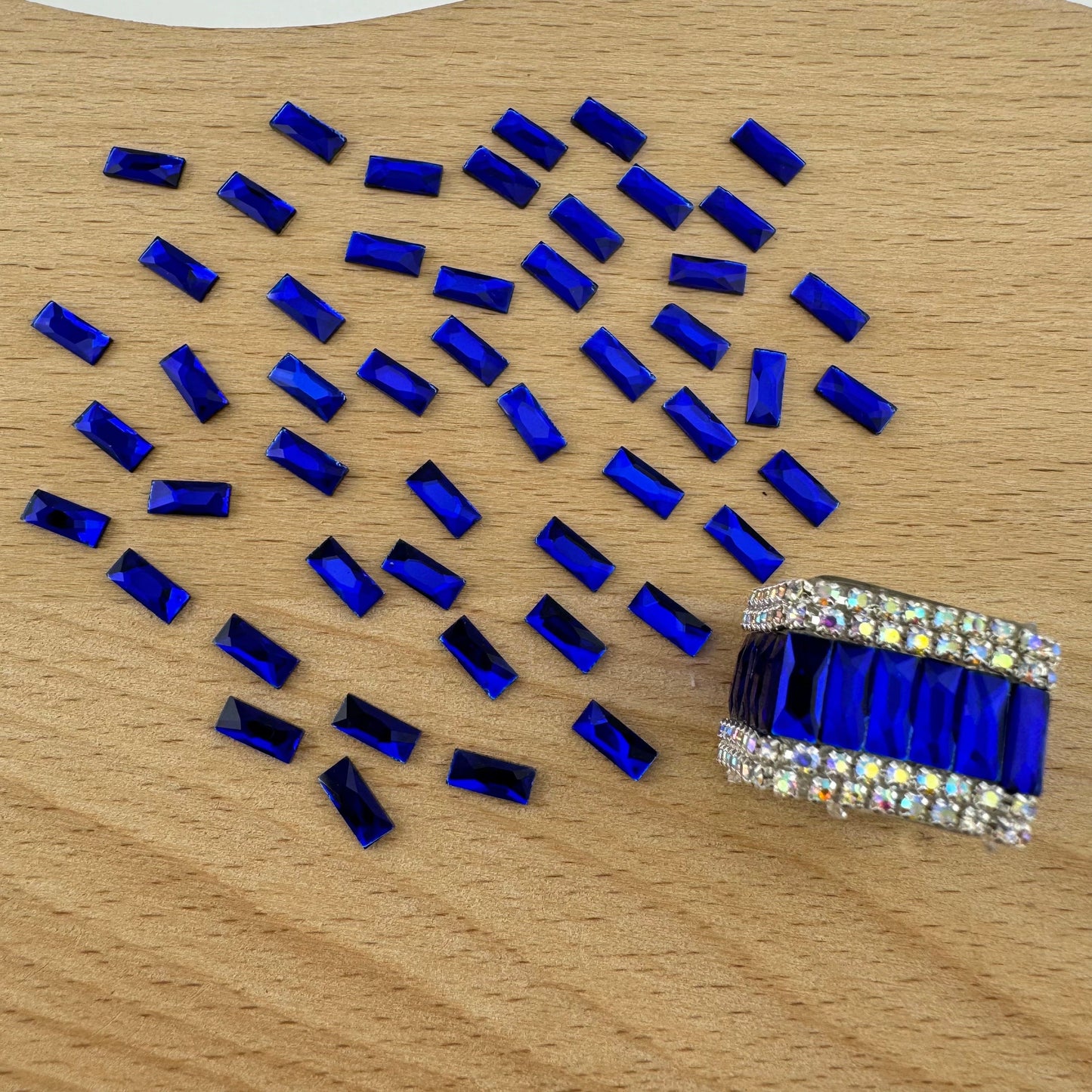 FS1273- 3*7mm Crystal Diamond Nail Charms For Making Fancy Bead Or Fancy Pen