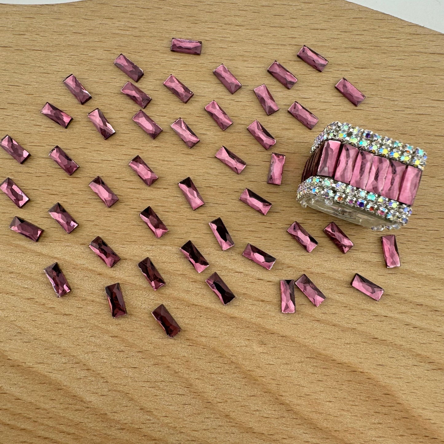 FS1273- 3*7mm Crystal Diamond Nail Charms For Making Fancy Bead Or Fancy Pen