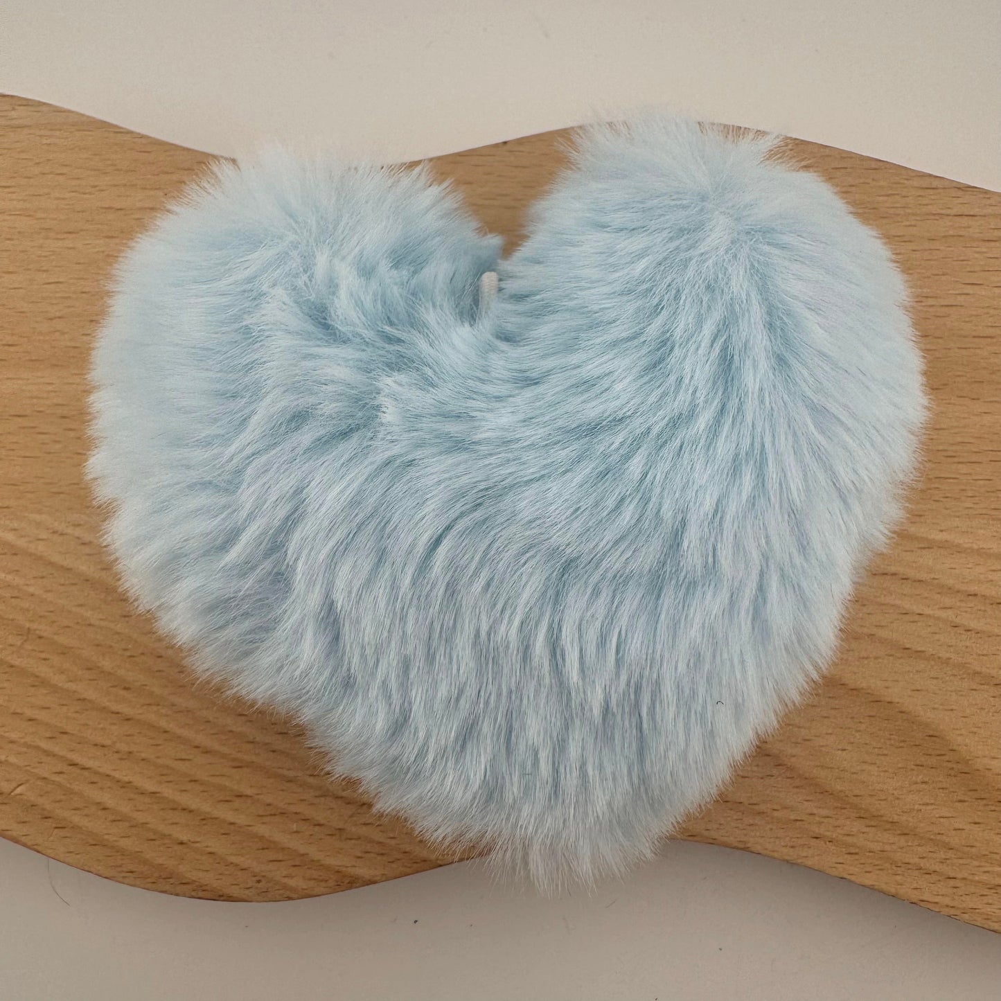 FS1485-Heart Shape Plush 10MM Size For Making Keychain Or Making Fancy Beads