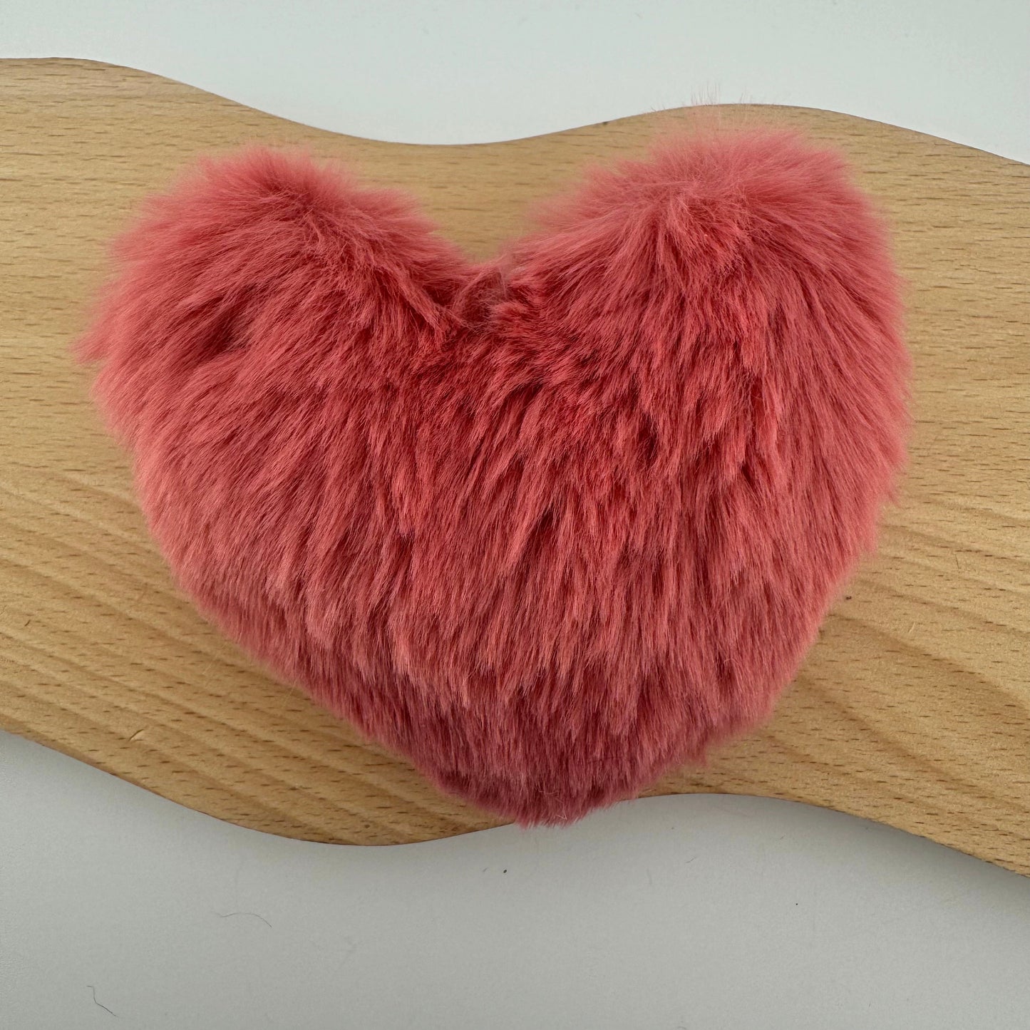 FS1485-Heart Shape Plush 10MM Size For Making Keychain Or Making Fancy Beads