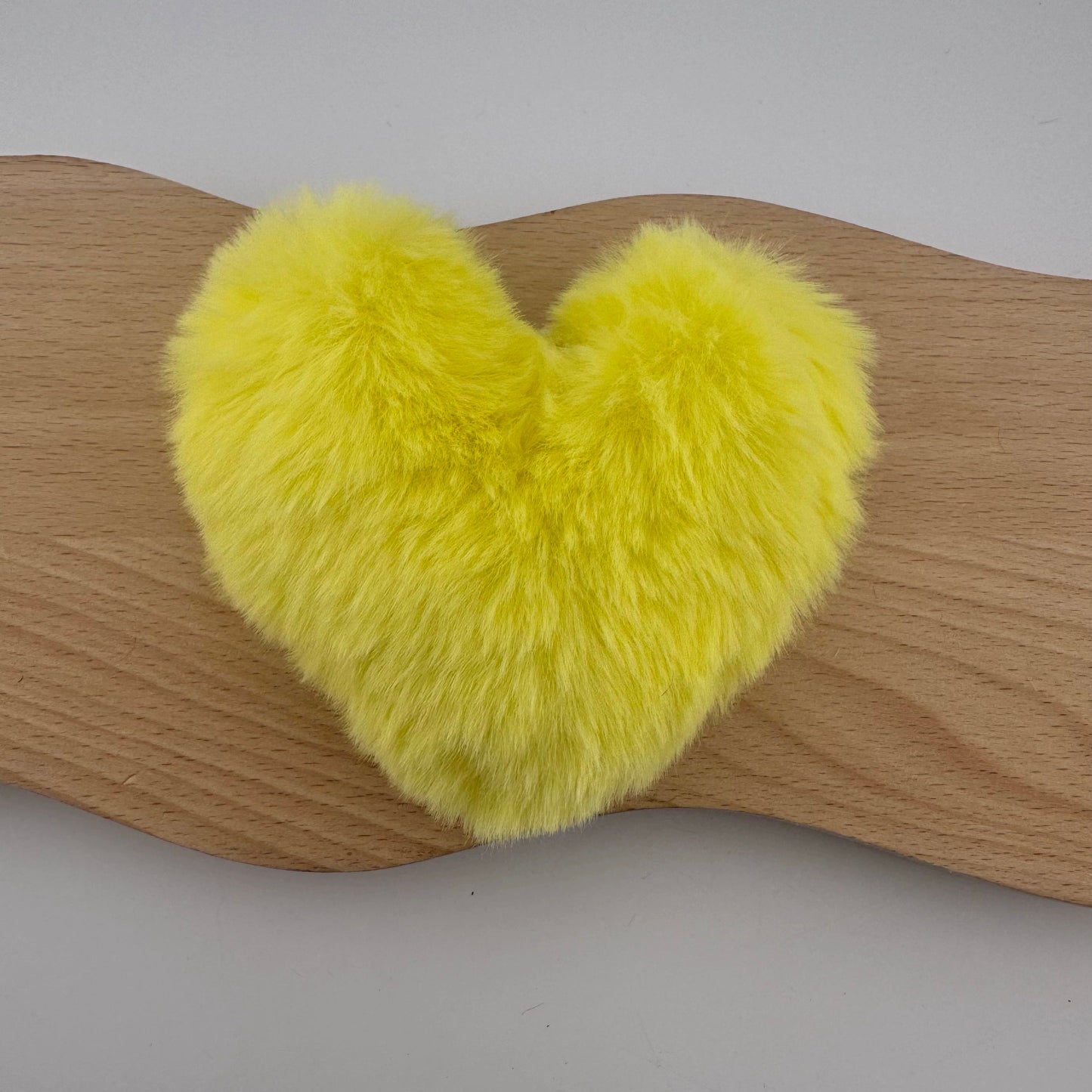 FS1485-Heart Shape Plush 10MM Size For Making Keychain Or Making Fancy Beads