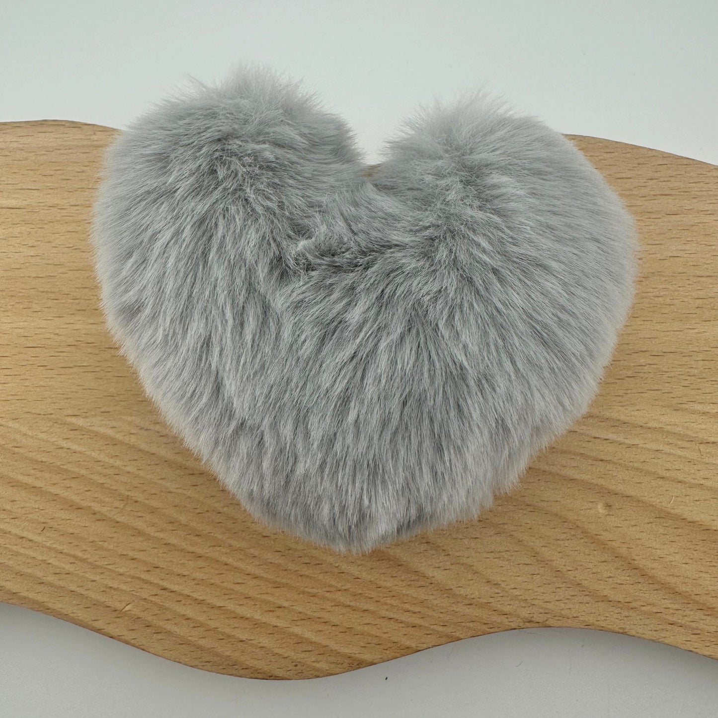 FS1485-Heart Shape Plush 10MM Size For Making Keychain Or Making Fancy Beads
