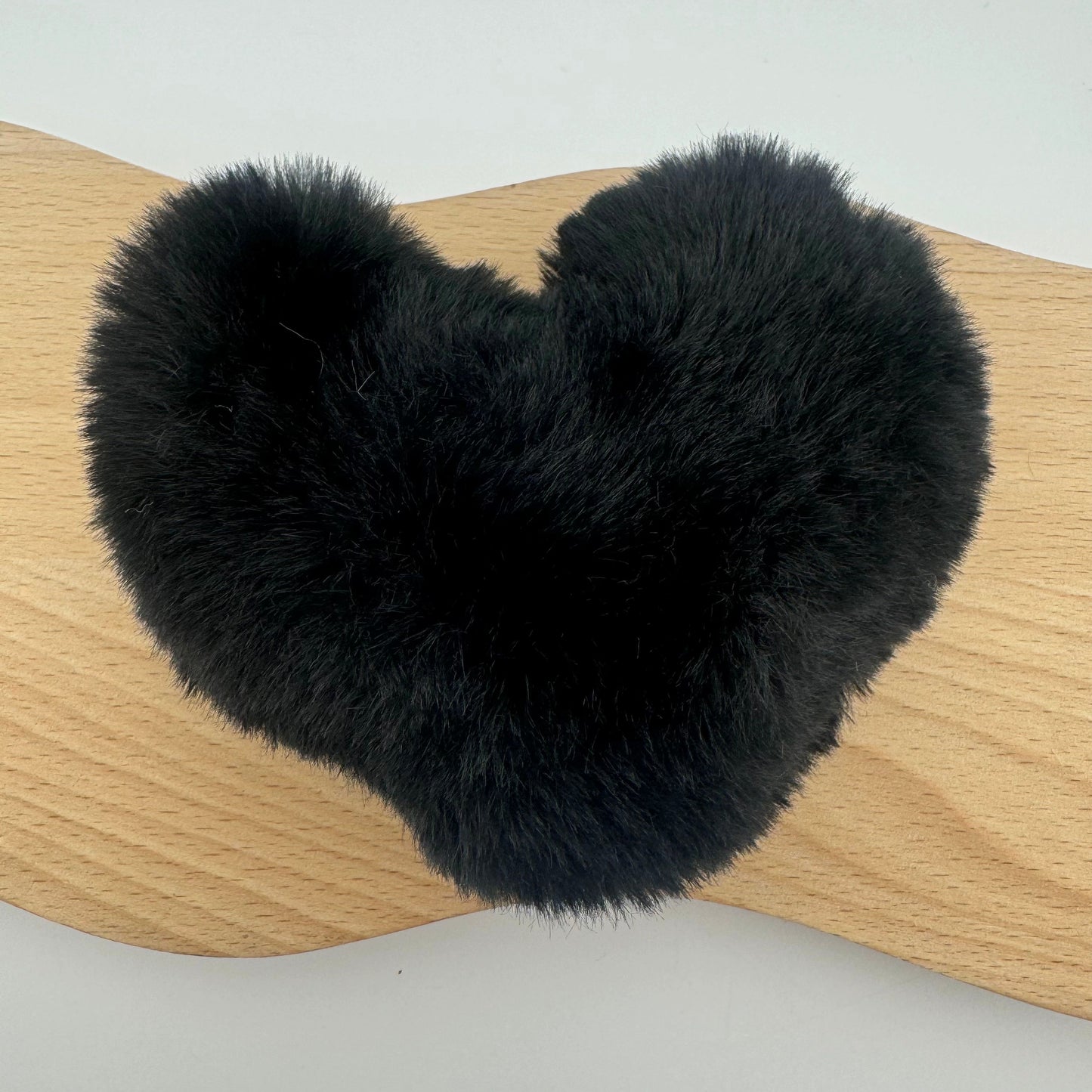 FS1485-Heart Shape Plush 10MM Size For Making Keychain Or Making Fancy Beads