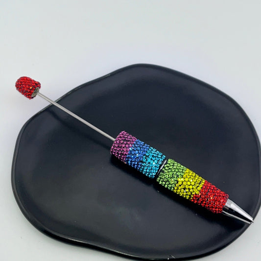 FS1509-Rainbow Sparkling Beadable Pen