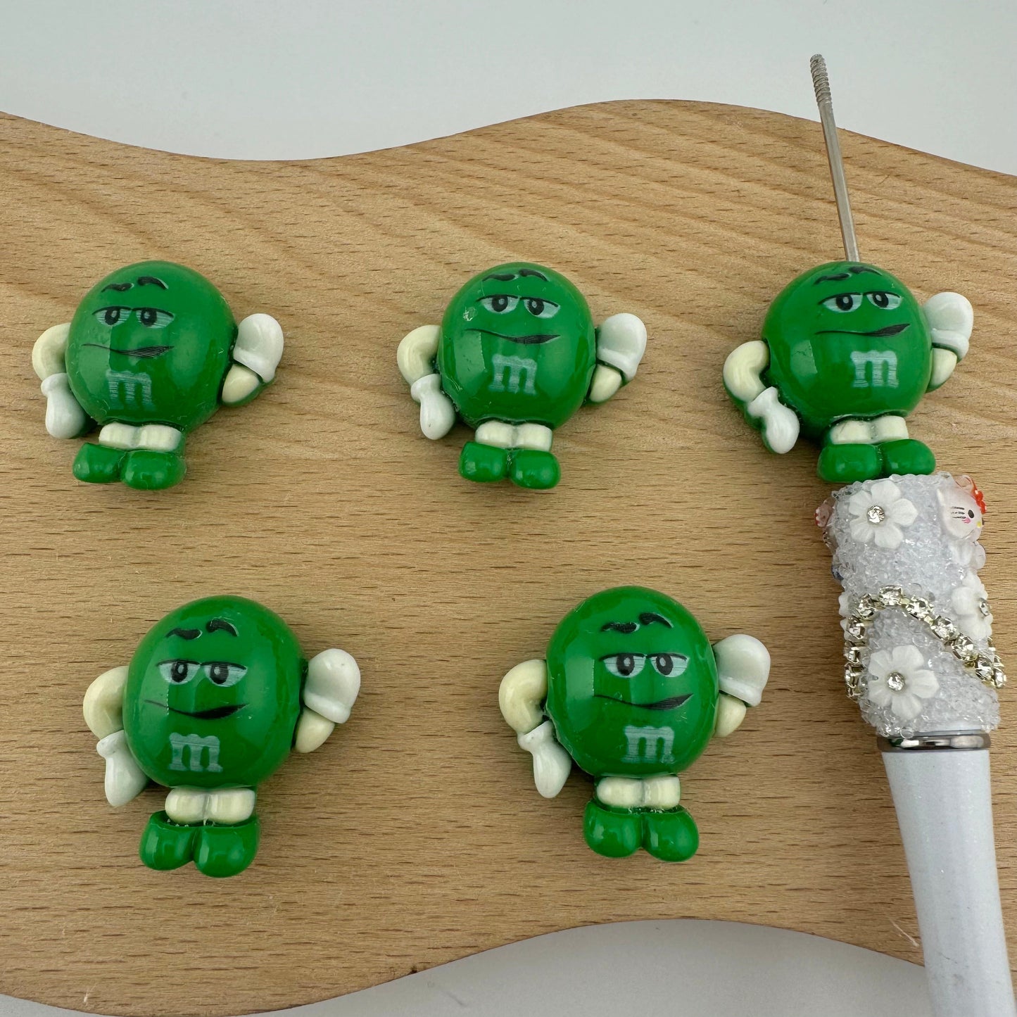 FS1512-3.2mm*2.8mm M&M Resin Beads Fit For Beadable Pen
