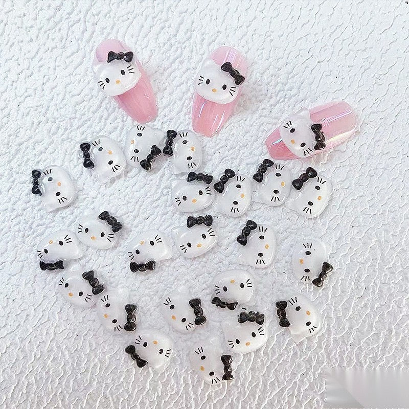 FS1038- 9* 10MM Mixed Color HK Resin Nail Charms For Making Fancy Pen Or Fancy Bead