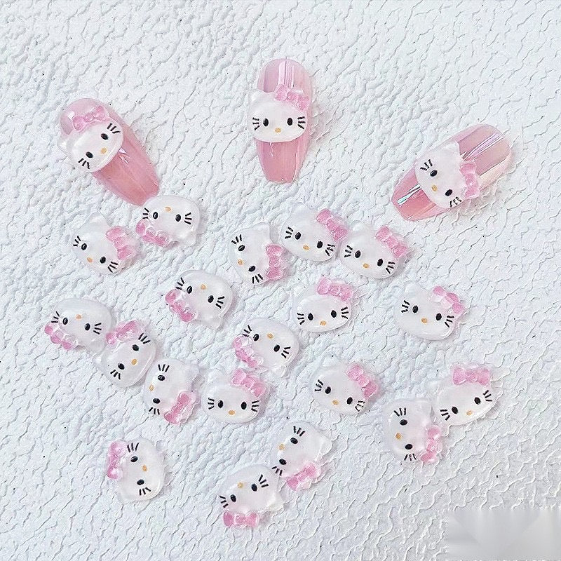 FS1038- 9* 10MM Mixed Color HK Resin Nail Charms For Making Fancy Pen Or Fancy Bead