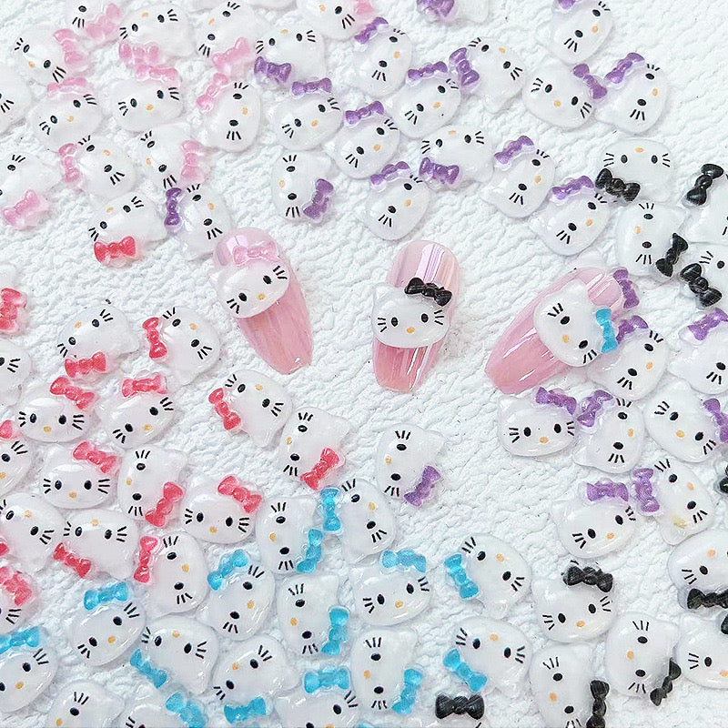 FS1038- 9* 10MM Mixed Color HK Resin Nail Charms For Making Fancy Pen Or Fancy Bead