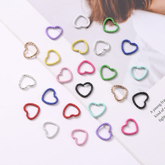 FS1583-12*14MM Heart Ring DIY Acceriess