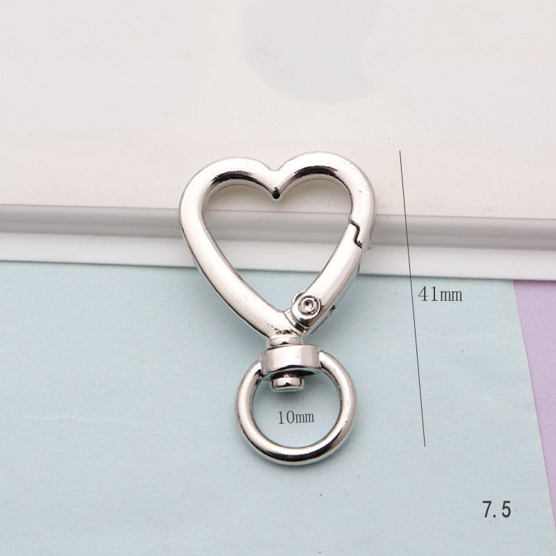 FS1560-41*26mm Heart Keychain Ring