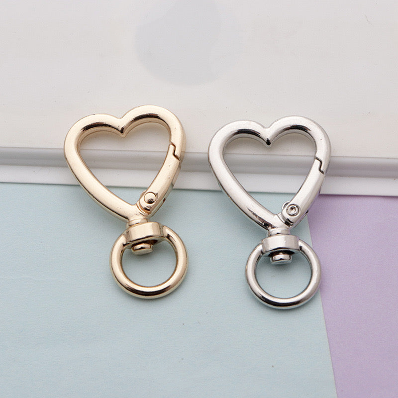 FS1560-41*26mm Heart Keychain Ring