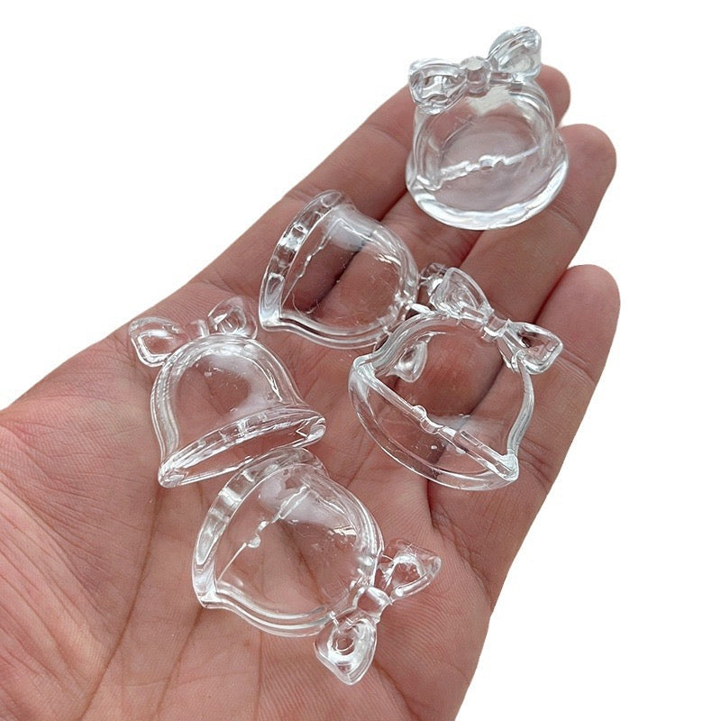 FS0871-33MM Clear Bell Shaker Box Fit For Beadablepen