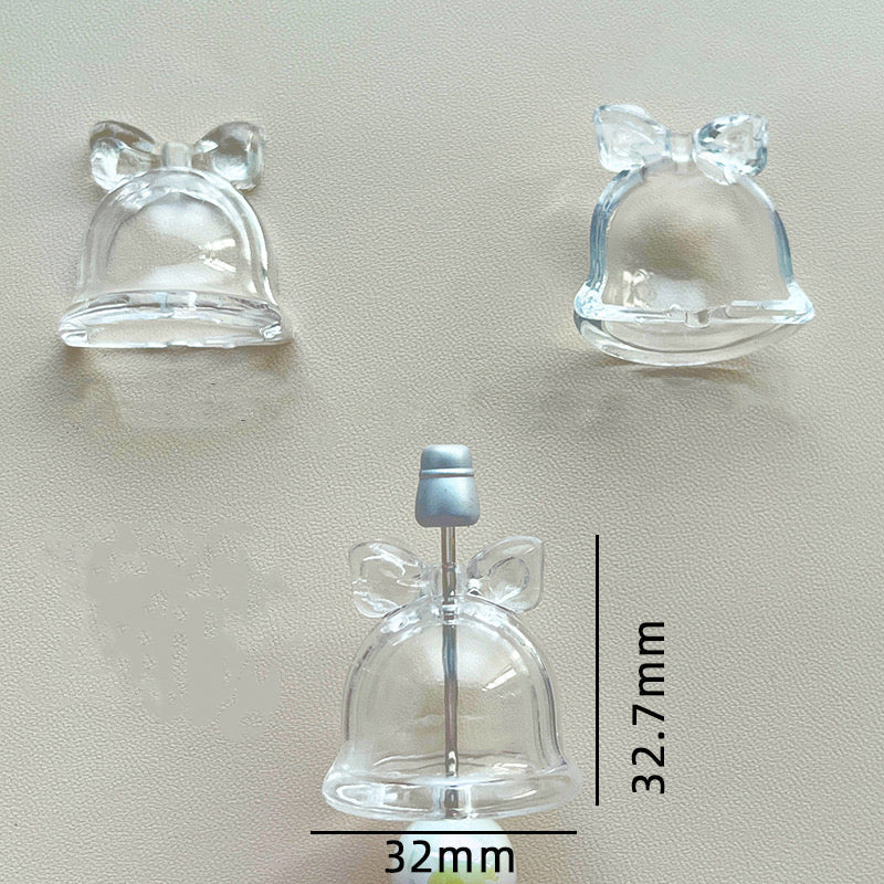FS0871-33MM Clear Bell Shaker Box Fit For Beadablepen