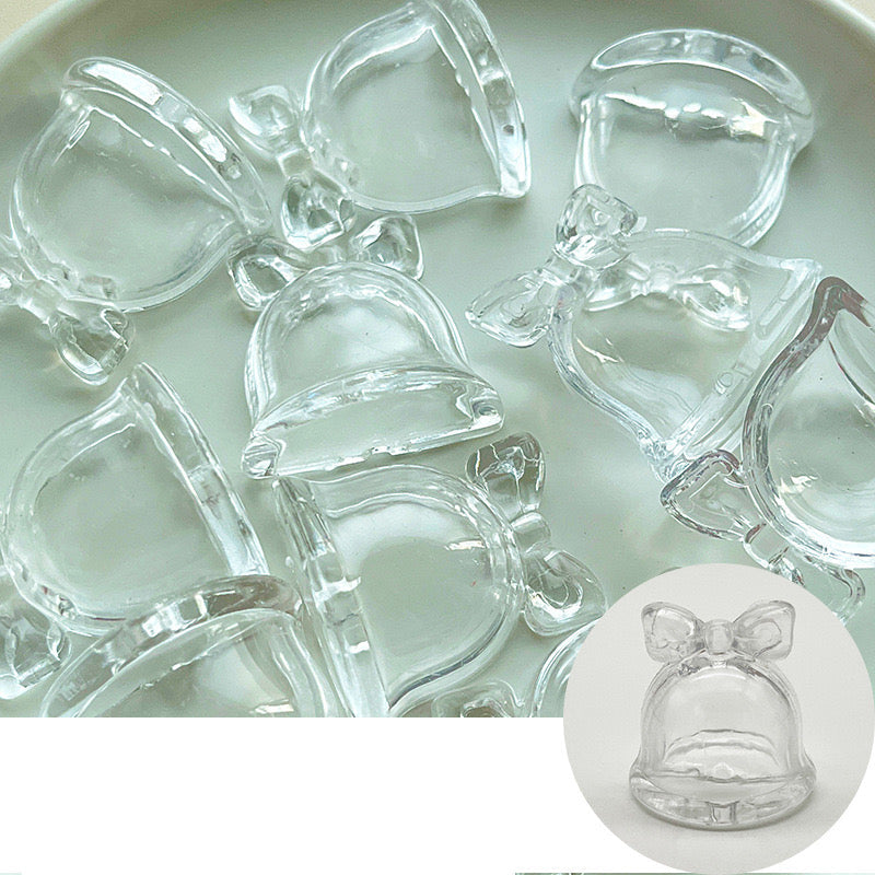 FS0871-33MM Clear Bell Shaker Box Fit For Beadablepen