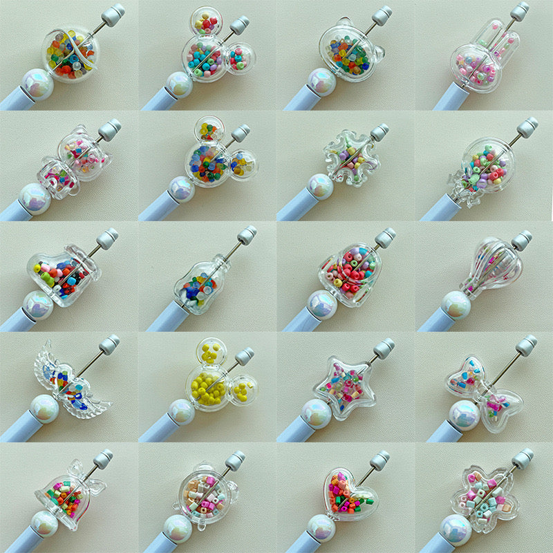 FS0871-33MM Clear Bell Shaker Box Fit For Beadablepen