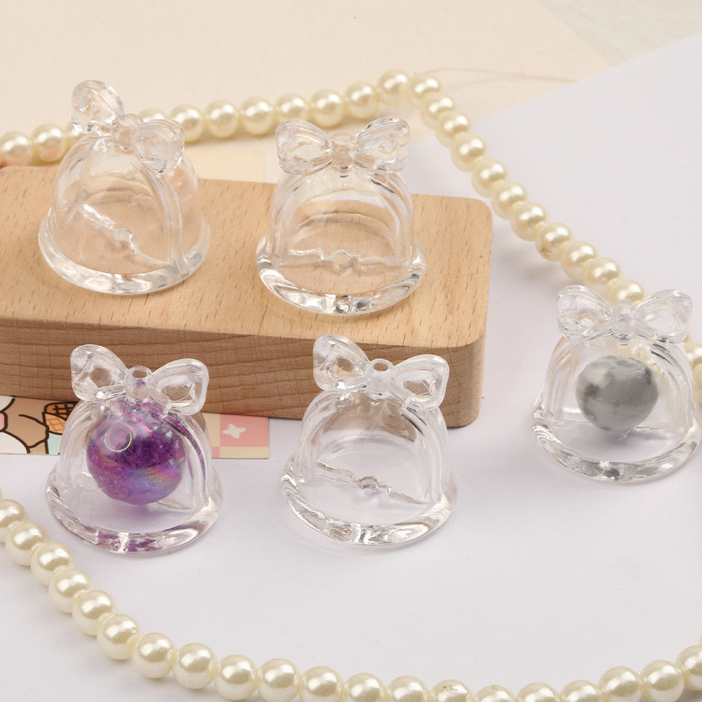 FS0871-33MM Clear Bell Shaker Box Fit For Beadablepen
