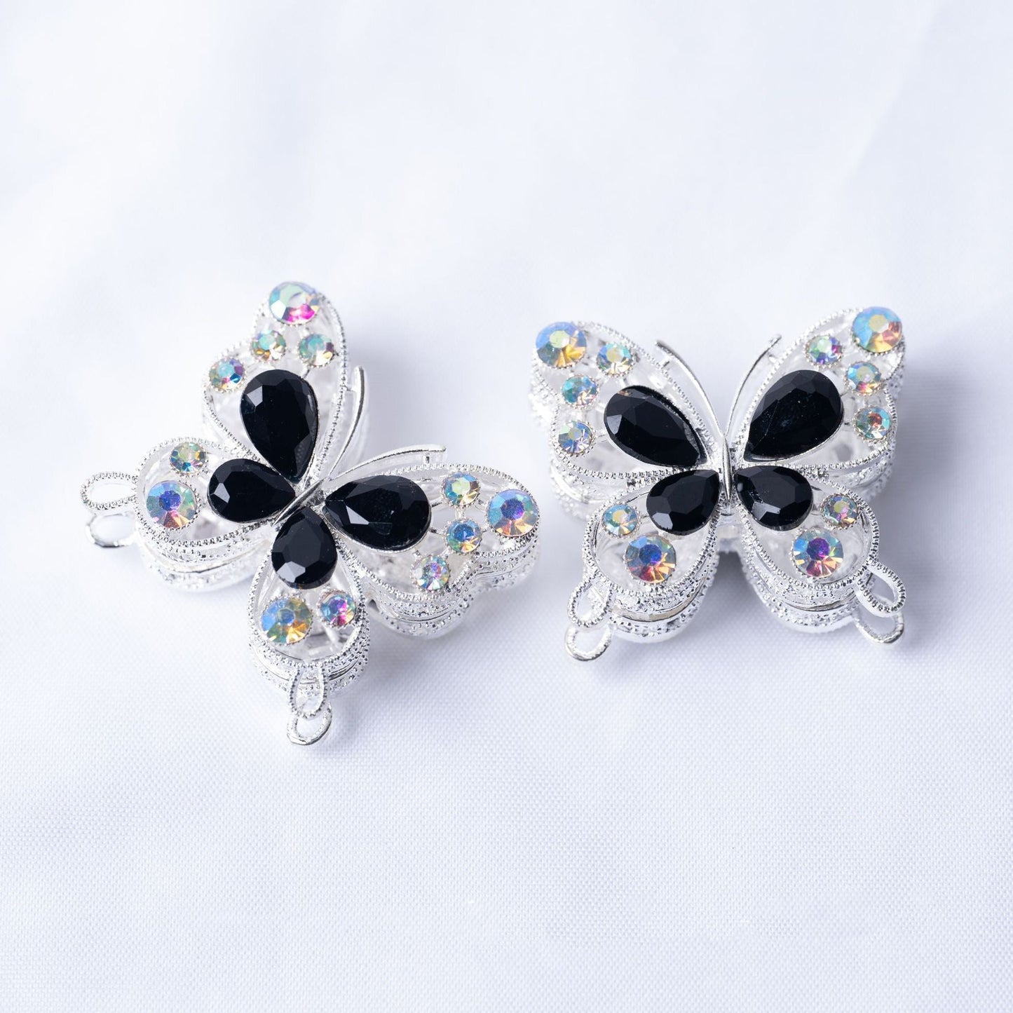 FS1621-32*35MM Metal Crystal Butterfly Beads Fit For Beadable Pens