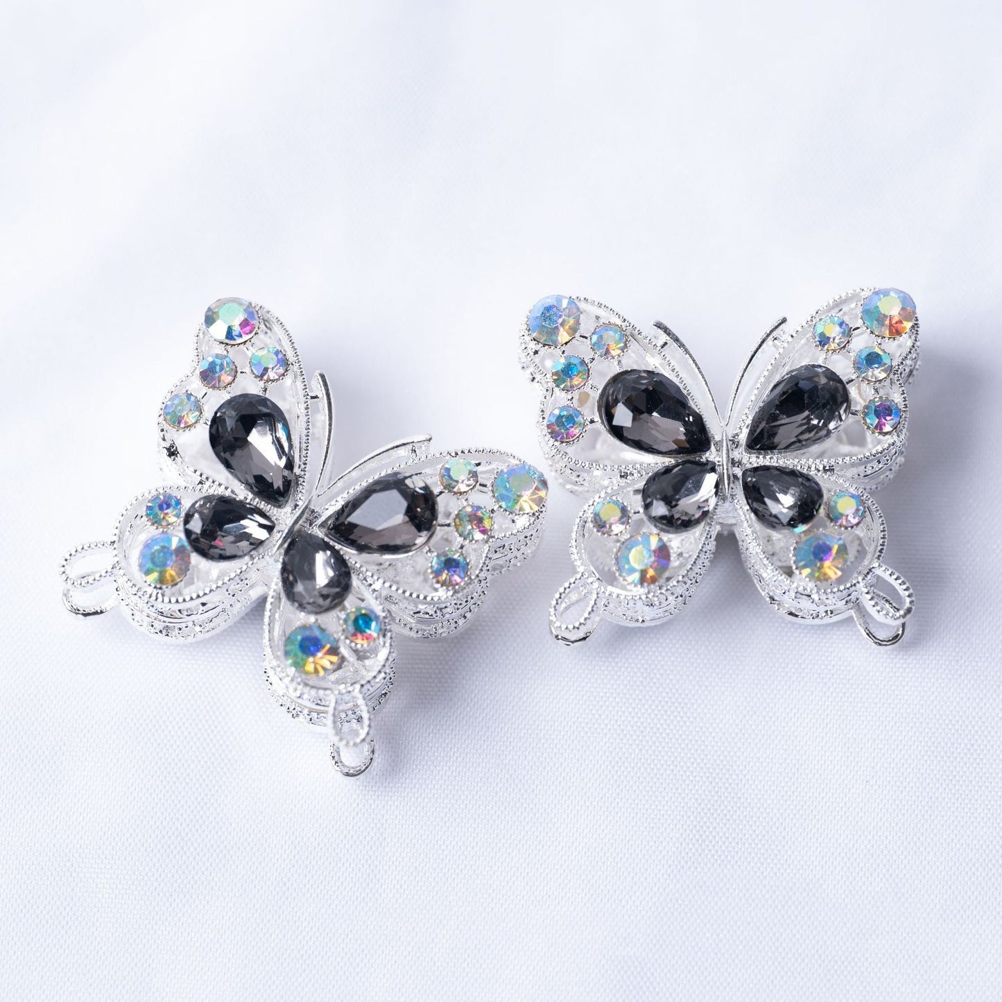 FS1621-32*35MM Metal Crystal Butterfly Beads Fit For Beadable Pens