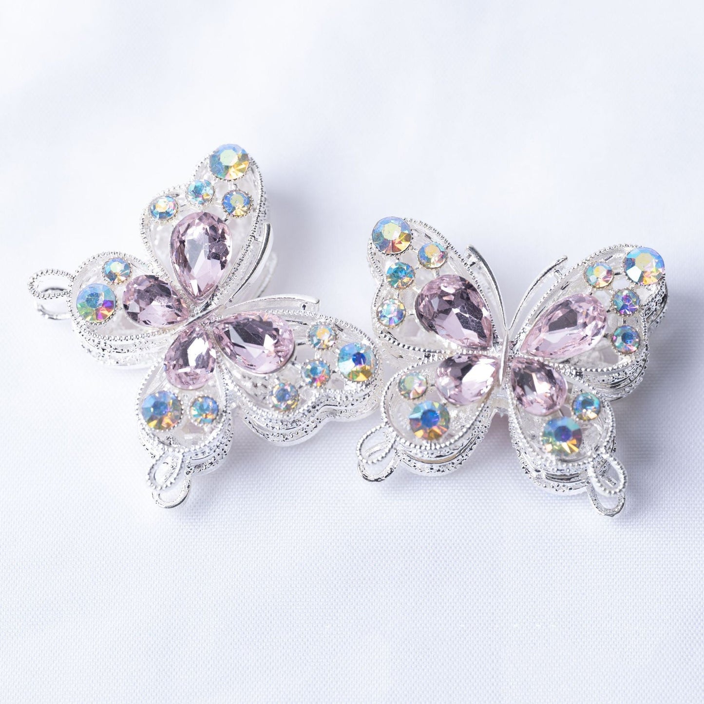 FS1621-32*35MM Metal Crystal Butterfly Beads Fit For Beadable Pens