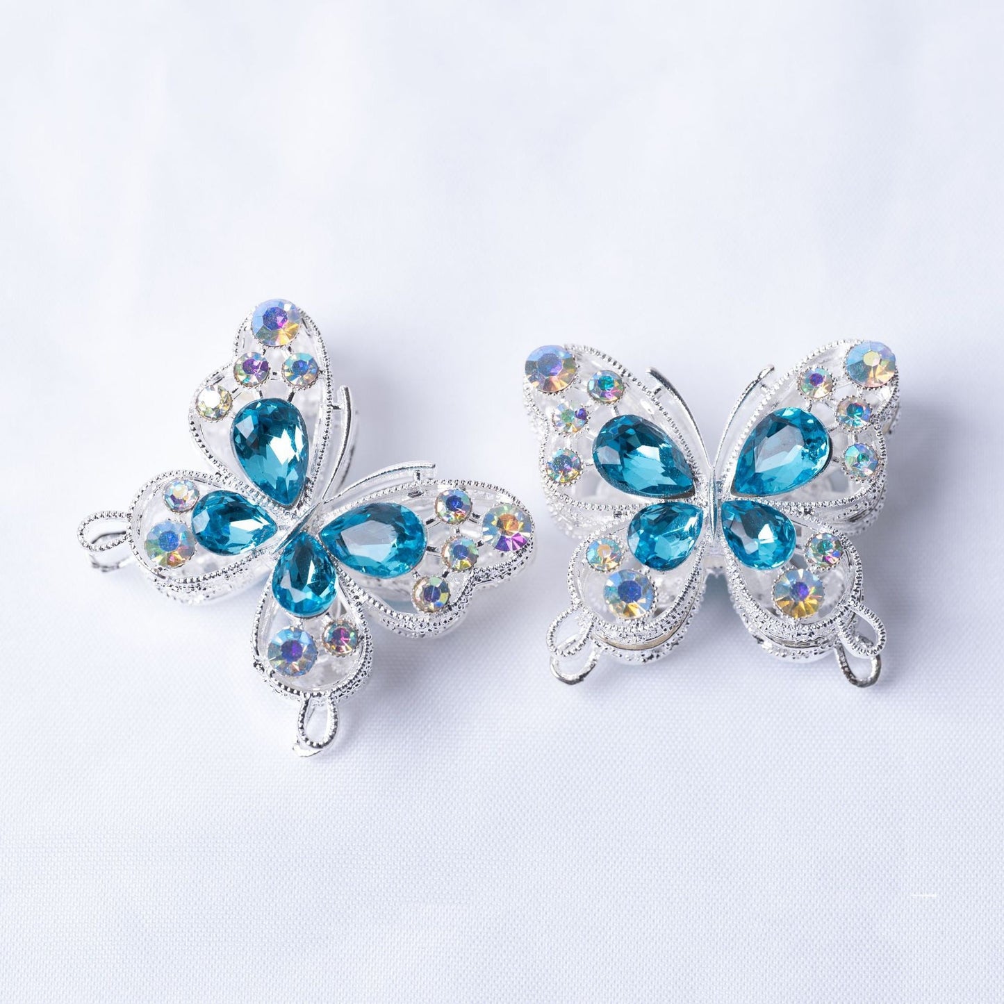 FS1621-32*35MM Metal Crystal Butterfly Beads Fit For Beadable Pens