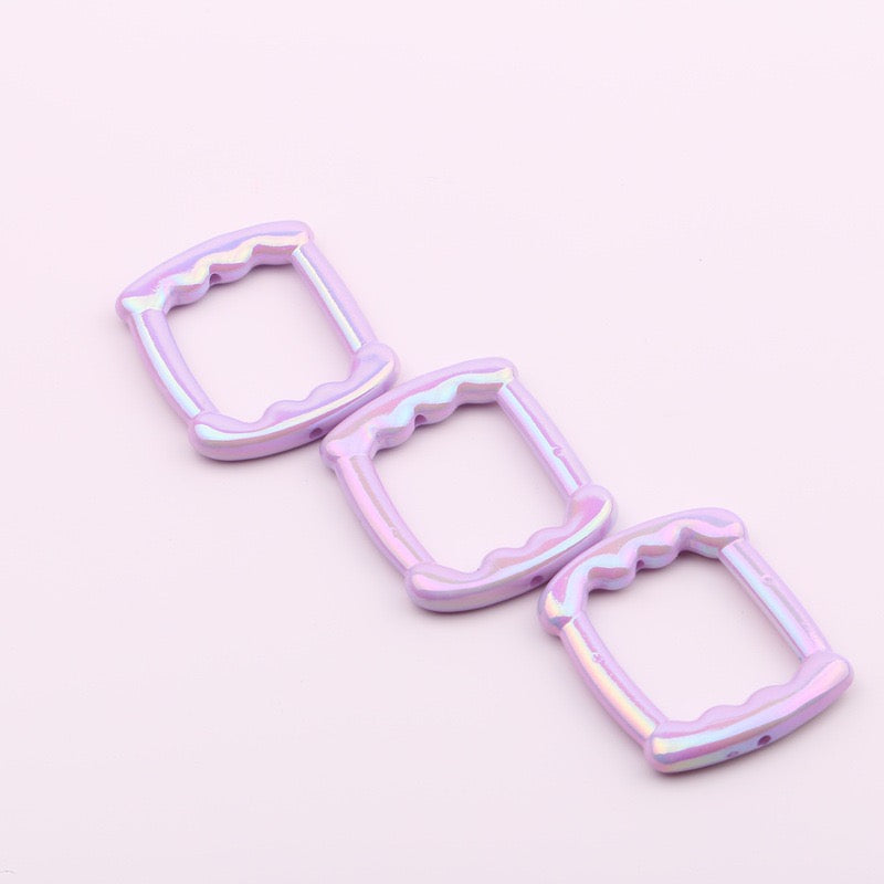 FS0388-53*47MM Mixed Color Rectangular Frame Fit For Beadspen Beads