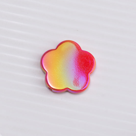 FS0842-32MM Solid Color Flower Based Beads Fit For Beadable Pens