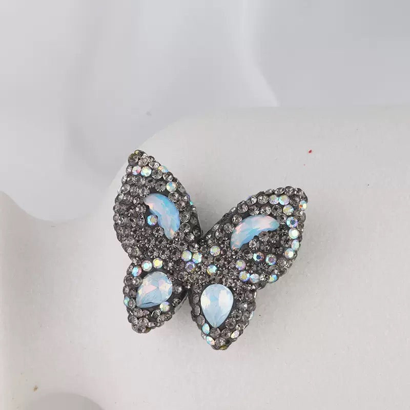 FS3982-3.6*3.5*1cm Butterfly Sparking Clay Beads Fit For Beadable Pens